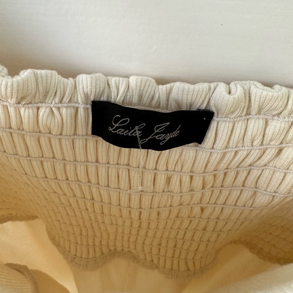 NWOT Laila Jayde Cream Jumpsuit - Picture 2 of 4